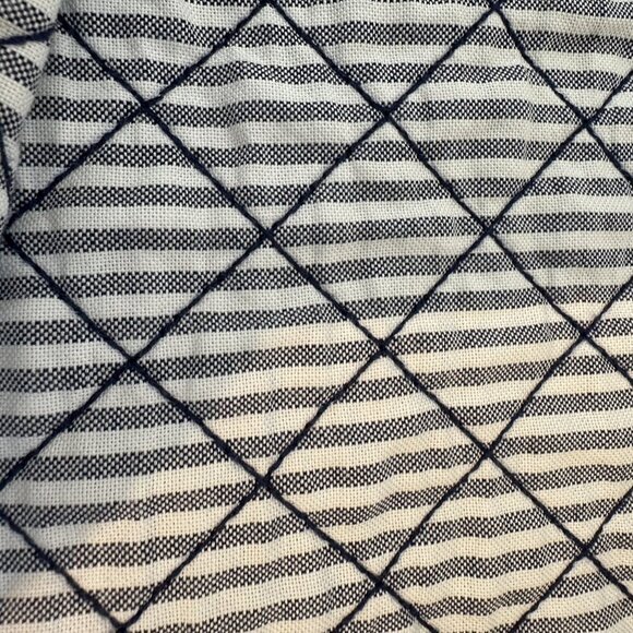 BROOKS BROTHERS Red Fleece Womens' Blue Denim Quilted Mini Skirt Size 6 - Picture 15 of 15